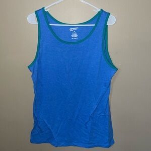 Arizona men’s blue/green tank top shirt size M